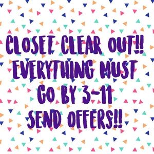 Closet Clearout!